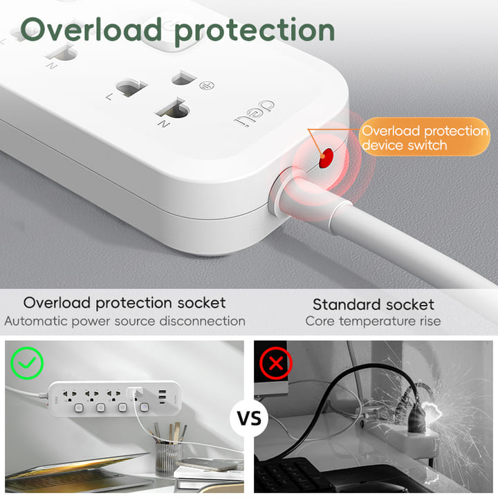 ct478 4 holes 5m thai conventional power strip company