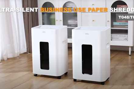 Deli ultral slience Paper Shredder ET048 & ET058