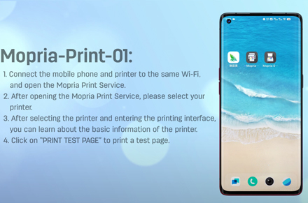 Deli Printer M2500รุ่น WIFI-Mobile-Mopria