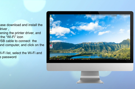 Deli Printer P3100รุ่น WIFI-มือถือ-AirPrint
