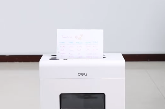01 Deli เครื่องทำลายเอกสาร E9903