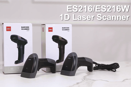 Deli ES216 ES216W ES226 ES226W เครื่องสแกนแสงสีแดง